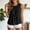 Black, variant on Womens Khaki Flowy Tiered Ruffle Sleeveless Top Casual A Line Tank Blouse S-XXL,Size 2XL