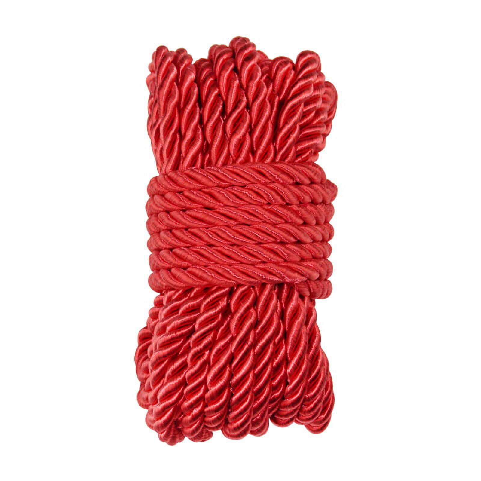 2-Pack Soft Braided Twisted Silk Rope Durable Thick Rope Skin
