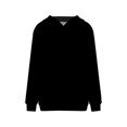 thumbnail image 4 of Sweats Décontractés Polyvalents à Manches Longues Sweat-Shirts à Manches Longues Gris Foncé, 4 of 5