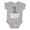 AC-Heather Grey, variant on Inktastic 1st Birthday Boy Checkered Number Boys Baby Bodysuit