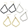 thumbnail image 1 of Pendientes acrílicos Tasseles geométricos Estilos étnicos hechos a mano Chic Atractivo Diseño único Material Premium Material Ear Drop Blob Inevent AP008673-04B, 1 of 7