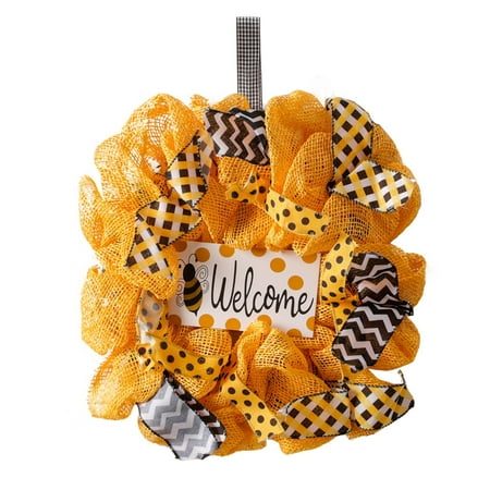 

Bee Festival Striped Garland Home Creative Pendant Decorations 36*36 CM /14*14 IN