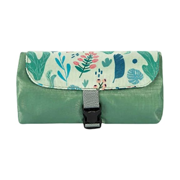 Waterproof Picnic Blanket for 2-5 People, Portable Pocket Beach Mat, 20D Nylon Lightweight Outdoor Placemat with Buckle for Camping Hiking Travel