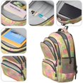 thumbnail image 4 of Pioneer Flower Floral Print Pattern Backpack for School, Cute School Bag with Adjustable Shoulder Straps and Padded Back, 16.9"x12.6"x5.9", 4 of 5