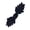 Black, variant on Layered Chinese Knot Button Cheongsam/Cloaks/Cardigan Fasteners for Sewing