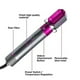 thumbnail image 3 of Secador de pelo eléctrico 5 en 1, rizador de pelo automático, peine de aire caliente, cepillo para usar con secador de cabello, herramienta de peinado, 3 of 5