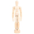 thumbnail image 1 of Mannequin Articulé Artiste en Bois avec Base et Corps Flexible Parfait pour Dessiner la Figure Humaine, 1 of 2