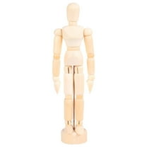 JHGoosa Wood Artist Drawing Manikin Articulated Mannequin With Base And Flexible Body Perfect For Drawing The Human Figure