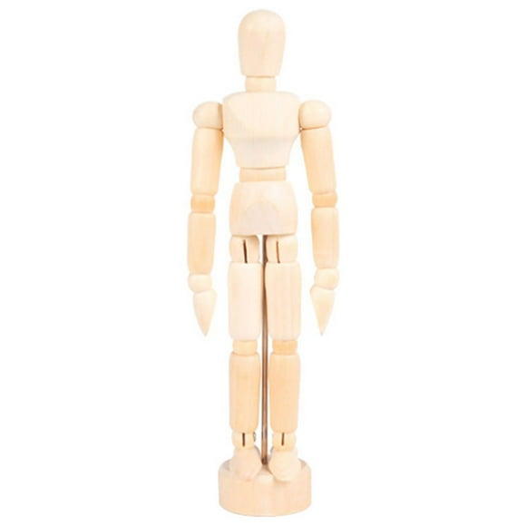 Harpily Desktop Decor Wood Artist Drawing Manikin Articulated Mannequin With Base And Flexible Body Perfect For Drawing The Human Figure