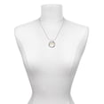 thumbnail image 3 of Delight Jewelry Goldtone Medium Infinity Sign Joy Ring Charm Necklace, 18", 3 of 4