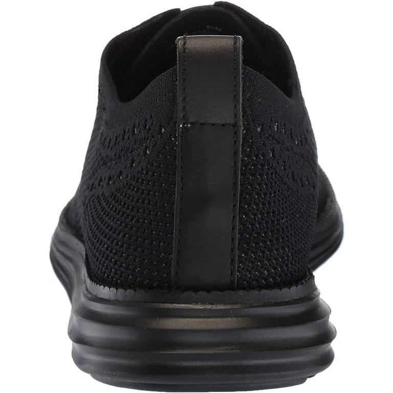 Cole Haan Mens Original Grand Knit Wing TIP II Black/Black 