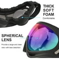 thumbnail image 5 of 2-Pack Snow Sports Goggles Ski Goggles Skate Glasses with UV Protection Windproof, 5 of 5