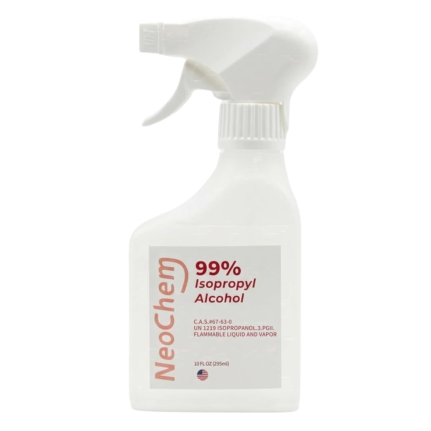99% Isopropyl Alcohol Spray for Surface Cleaning, Portable Spray Bottle with Fine Mist & Locking Cap, Travel-Size for Pocket and Bag(10 fl oz)