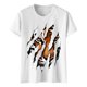 thumbnail image 5 of Camisetas de Cuello de la Tripulación de Manga Corta para las Mujeres Divertida Impresión Gráfica Camiseta Humor Tee para el Uso Casual, Poliéster, Lavado a Mano en Frío, 5 of 6