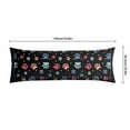 thumbnail image 6 of Dog Lover's Body Pillow Cover - Soft & Breathable, Hidden Zipper, 20"x54", Cute Puppy & Floral Print - Perfect Gift for Pet Lovers, Side Sleepers & Dog Themed Decor, 6 of 7