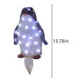 thumbnail image 3 of Xihbxyly Adornos de Pingüinos Iluminados, Diseño Acrílico Brillante, Luces Led a Pilas, Decoración Festiva para Exteriores, Decoración de Jardín Invernal, Fiesta Navideña, Juego de 3, Tamaño 35 Cm, 3 of 7