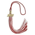 thumbnail image 2 of Red/White Mixed Color Graduation Tassel with Gold Date Drop, 2 of 2