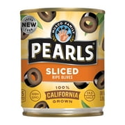 Pearls Sliced California Ripe Olives, 3.8 oz. Can Gluten Free, Non GMO, Kosher, Vegan, Vegetarian