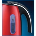 thumbnail image 4 of EUROSTAR EKS12RD 1.2L Stainless Steel Electric Kettle, Red, 4 of 5