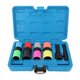 thumbnail image 1 of 6PCS Lug Nut Socket Set 8 Size Thin Wall High Strength Impact Flip Socket Set for Most Cars, 1 of 5