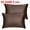 Brown, variant on Unique Bargains Pillow Covers Silky Satin Zipper Pillowcases Set of 2 Pink 21" x 27"