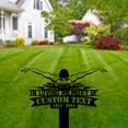 thumbnail image 3 of Handmadetneonsign Swimming Memorial Metal With Stake, Athlete Stake Metal Name Sign Stake, Yard Metal Stake Decor 59129, 3 of 5