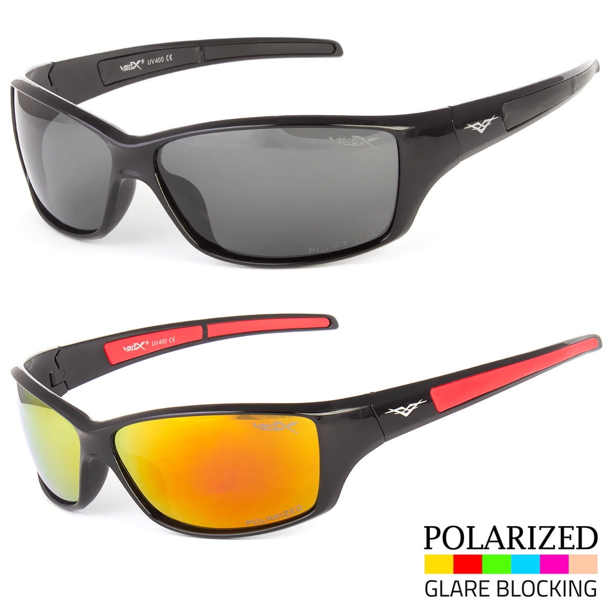 Mens Polarized Vertex Anti Glare Fishing Cycling Driving Sport Sunglasses