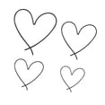 thumbnail image 4 of Decoración Arte Manualidades Versátil Decoración de Dormitorio Signo de Amor para Cocina Interior negro, 4 of 9