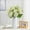 White #5, variant on Artificial Flowers 5 Forks 10 Mini Roses - Realistic Fake Rose Bouquet for Home Decor Living Room Bedroom Office Shelf Mantel Table Centerpiece Wedding Party Decoration Plastic Floral Arrangement