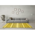 thumbnail image 3 of Ahgly Company Indoor Rectangle Oriental Yellow Industrial Area Rugs, 3' x 5', 3 of 4