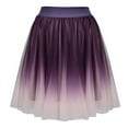 thumbnail image 6 of Sngxgn Women's Summer Solid Split Hem Mini Skirt(Purple,One Size), 6 of 6