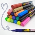 thumbnail image 4 of Outline Pens 18 Colors Double Line Metallic Markers, Doodle Dazzle Glitter Drawing Pens for Black Paper, Scrapbook, Birthday Cards, DIY Crafts & Poster Art, 4 of 8