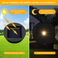 thumbnail image 3 of Solar Lights Replacement Top Solar Panel Lantern Lid Outdoor Lantern, 3 of 8