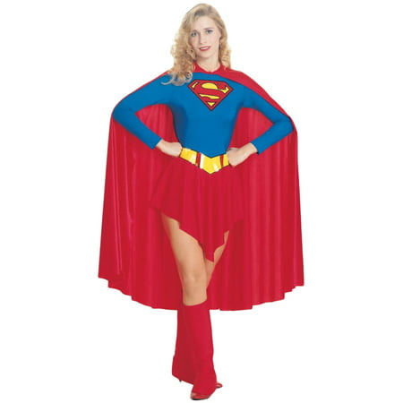 Morris Costumes Womens Superheroes & Villains Supergirl Red Blue S, Style RU15553SM