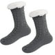 thumbnail image 2 of Calcetines Cálidos Con Forro Polar Mullidos Y Esponjosos Cama para Mujer (gris), 2 of 2