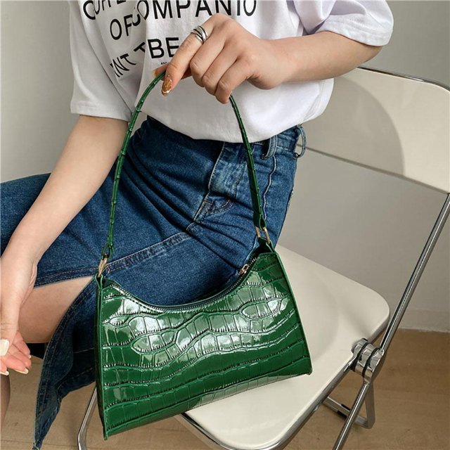 Bolso De Compras Exquisito, Bolsos De Mano Informales Para Mujer, Bolsos De Hombro De Piel Sintética Para Mujer Con Textura De Color Sólido, Bolso De Mano Para Mujer Cateissary AP006669-03