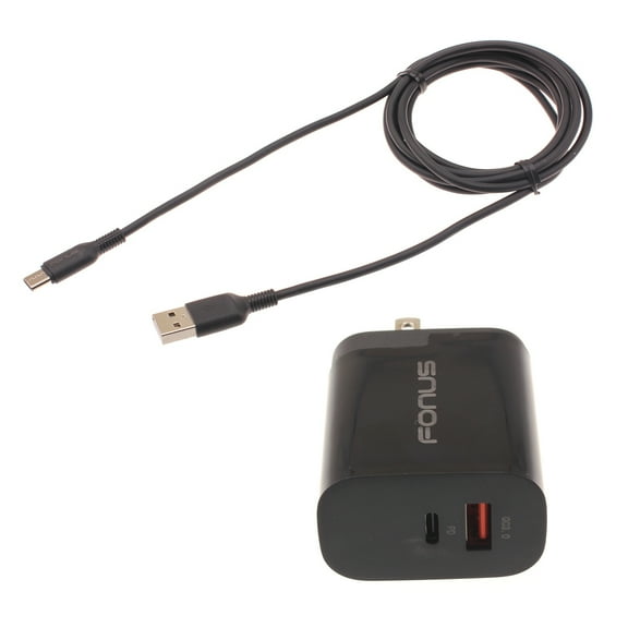 Fast Type-C 36W PD Home Charger for Samsung Galaxy Tab S8/S9/FE/Plus Tablets - 6ft Long Cable USB-C Power Cord QC3.0 Adapter Wall