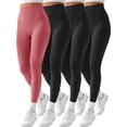 thumbnail image 1 of Pack 4 Colores Leggins Faja Termicos Afelpados Unitallas Yoga, 1 of 5