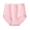 thumbnail image 4 of Delayuji Women's Panties Solid Color Patchwork Underpants High Waisted Womens Underwear, 4 of 4