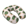 thumbnail image 2 of Disketp Cute Armadillo Travel Pillow Memory Foam Neck Pillow Support Pillow for Camping, Sleeping Rest Cushion Airplane Pillow, 2 of 8
