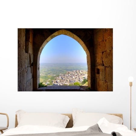 Krak Chevaliers Wall Mural by Wallmonkeys Peel and Stick Graphic (48 in W x 32 in H) WM236985