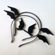 thumbnail image 5 of GOOHOCHY 3pcs Halloween Bat Wings Clips para el cabello con tocado de cosplay creativo de banda para la cabeza, 5 of 7
