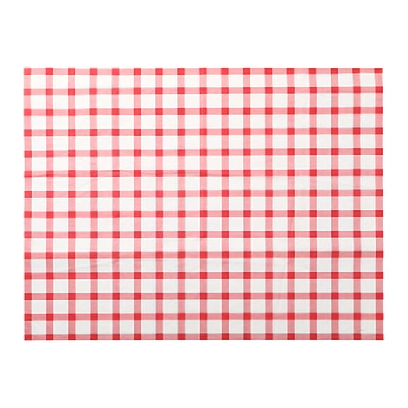 Home and Kitchen Disposable Red And White Checkered Tablecloths, Rectangular Round Table Dining Table Thickened Tablecloths 10 Sets, Suitable For Restaurants, Outdoor, Parties Kitchen Accessories