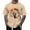 Khaki, variant on Holiday Shirt for Men Graphic Print Short Sleeve Crew Neck Soft Beach Vacation Clothes for Men,Black,L
