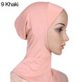 thumbnail image 3 of Meidiya Women Hijab Cap Soft Modal Solid Color Adjustable Muslim Stretchy Turban Full Cover Shawl Cap Full Neck Coverage Scarf Cap Underscarf Neck Head Bonnet Hat, 3 of 3