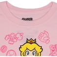 thumbnail image 5 of Nintendo Super Mario Princess Peach Graphic T-Shirt 2-Pack (Little Girls), Sizes 4–6X, 5 of 10