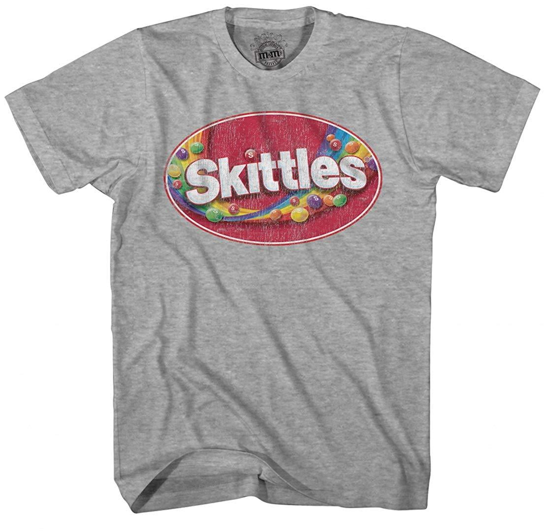 Mars - Skittles Tasty Colors Rainbow Candy Adult Men's Graphic Tee T-Shirt - Walmart.com