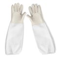 thumbnail image 1 of Guantes De Apicultura Guantes De Protección De Apicultura De Piel De Cabra Con Mangas Ventiladas Para El Apicultor Principiante Inevent TO005227-00, 1 of 7