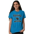 thumbnail image 3 of Florida Cute Hibiscus Flower Souvenir Men's Graphic T Shirt Tees Brisco Brands S, 3 of 6