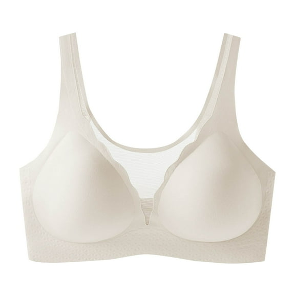 yillto Womens Plus Size Bra Comfort Wireless T Shirt Bralette Seamless Full Coverage Bras for Women